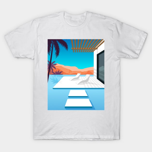 Minimalism - Infinity pool T-Shirt by EllaPhanta